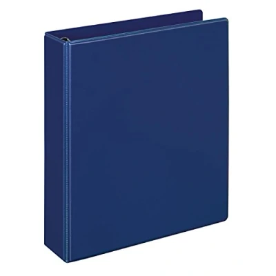 Abbildung von VELOFLEX 1159050 Ringbuch Comfort, Ringordner, Ordner, DIN A5, 2 Ring Mechanik, 194 x 230 38 mm, PVC, blau