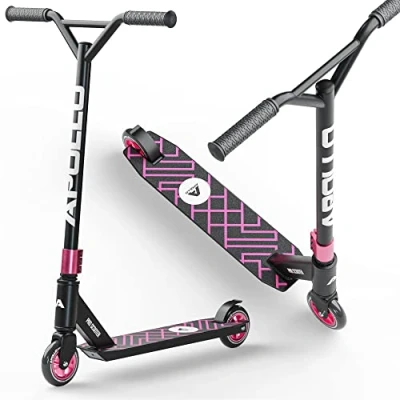 Abbildung von Apollo Kinderroller Genius Pro Robuster Freestyle Scooter für Kinder ABEC 9 Kugellager Tretroller 10 Jahre ab 6 Jahren perfekt auch als Stadtroller