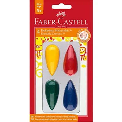Abbildung von FABER CASTELL 120405 Malkreide Birnenform, ab 3 Jahre, Sortiert
