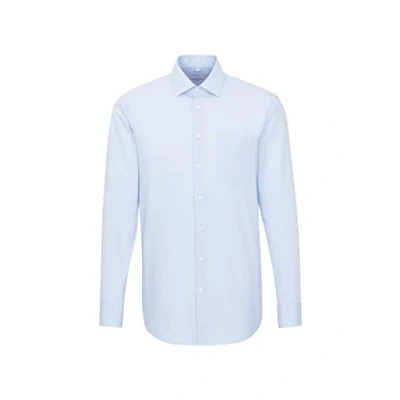 Abbildung von Seidensticker Herren Business Hemd Modern Fit Businesshemd, Blau (11 Millraye Hellblau), 48