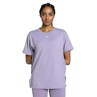 Abbildung von Puma Cloudspun Tshirt print, Damen, Größe: Medium, Pale plum