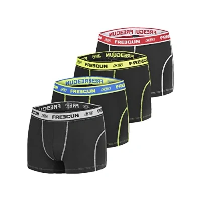Abbildung von FREEGUN Herren Boxer Fgwakt/1bmx4 Retroshorts, Schwarz, M EU