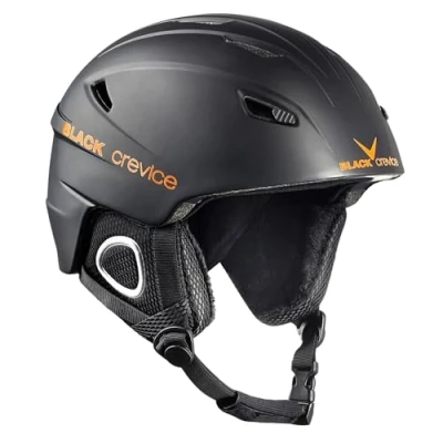 Abbildung von Black Crevice Skihelm Kitzbühel, schwarz/orange, XS