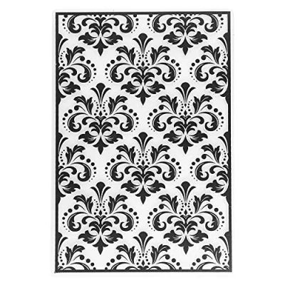 Abbildung von Ideen mit Herz Prägeschablone 15 cm x 10 passend für gängige Präge &amp; Stanzmaschinen (Ornamentik 13)