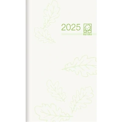 Abbildung von Zettler Taschenplaner 2025 Recycling, 8,8x15,2cm, Taschenkalender mit 32 Seiten, 1 Monat auf 2 separates Adressheft, Blauer Engel, Tages und Wochenzählung deutsches Kalendarium