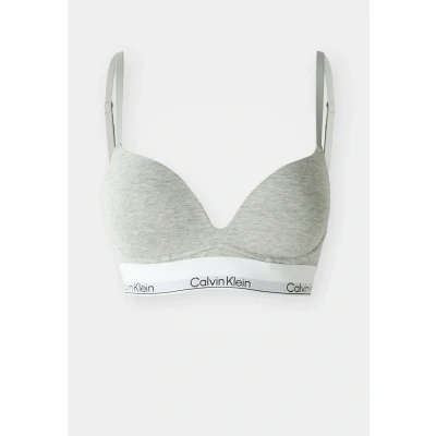 Abbildung von Calvin Klein Underwear Plunge ICON Pushup BH, Damen, Größe: 70A, Grey heather