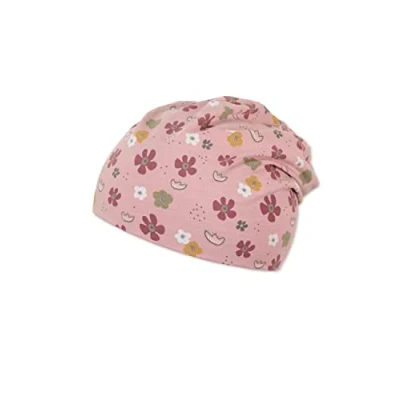 Abbildung von Sterntaler Baby Mädchen Beanie Slouch Blumen Baby, Kinderbeanie aus Jersey Baumwolle mit Print zartrosa, 47