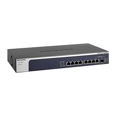 Abbildung von NETGEAR XS508M 8 Port 10gb Switch Multi Gigabit LAN Smart (mit 1x 10G SFP+, Desktop oder 19 Zoll Rack Montage, ProSAFE Lifetime Garantie)