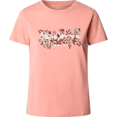 Abbildung von Pepe Jeans Rosalind Tshirt print, Damen, Größe: Medium, Washed pink