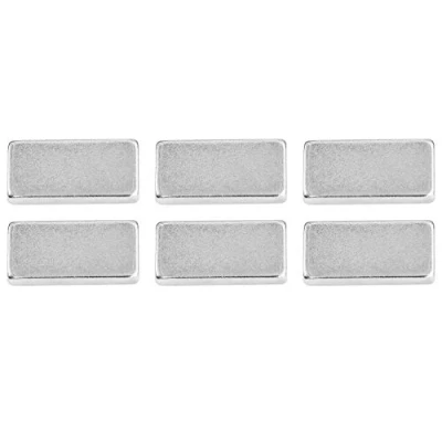 Abbildung von Connex Neodym Quadermagnet 20 x 10 3 mm (6 Stück) im praktischen Set Extra starker Magnet 4 kg Haftkraft Für Haushalt, Werkstatt &amp; Hobby / Powermagnet Blockmagnet DY7100008