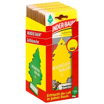 Abbildung von WUNDER BAUM 134205/24 Lufterfrischer 24 er Box Vanillaroma
