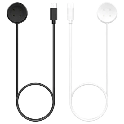 Abbildung von TiMOVO Ladekabel Kompatibel mit Google Pixel Watch 3/Pixel 2&amp;Fitbit Versa 4/Versa 3/Sense2/Sense/Ace LTE, 2Pack 3.3Ft Schnelles Magnetisches Kabel Zubehör für 2, 4 polig