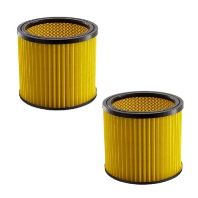 Abbildung von 2x Rund Filter/Lamellenfilter ersetzt 2351113 für Einhell RT VC 1420 1525 SA 1600 E 1630 TE 1820 1925 2230 2340 TH 1815 S