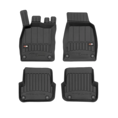 Abbildung von FROGUM 3D408852 Fußmattensatz Gummi vorne und hinten 4 schwarz AUDI: A6 C6 Saloon, Avant