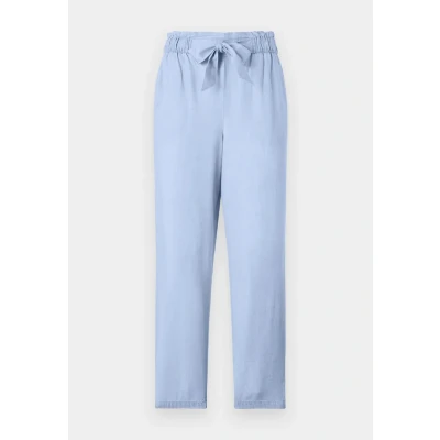 Abbildung von TOM Tailor denim Paperbag Pants Stoffhose, Damen, Größe: XS, Light stone bright blue