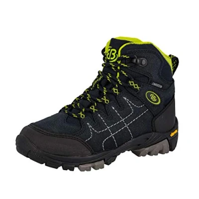Abbildung von Brütting Mount Shasta Kids Hi Unisex Kinder Trekking &amp; Wanderstiefel, Marine/ Lemon, 28 EU