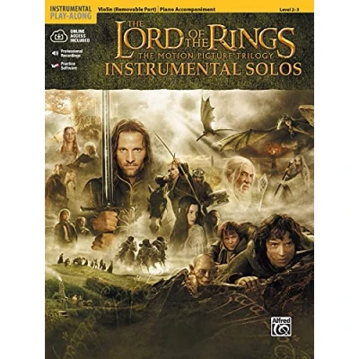 Abbildung von The Lord of Rings Instrumental Solos (for Strings): Violin (with Piano Acc.), Book &amp; CD: Motion Picture Trilogy (incl. Online Code) (Pop Solo)