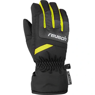 Abbildung von Reusch Kinder Bennet R Tex Xt Handschuhe, Black/Black Melange/Saftey Yellow, 5