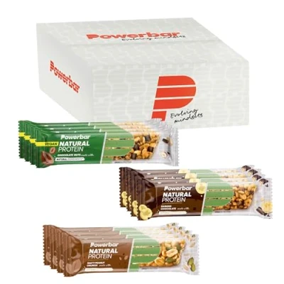 Abbildung von Powerbar Natural Protein Multiflavour Box 12x40g