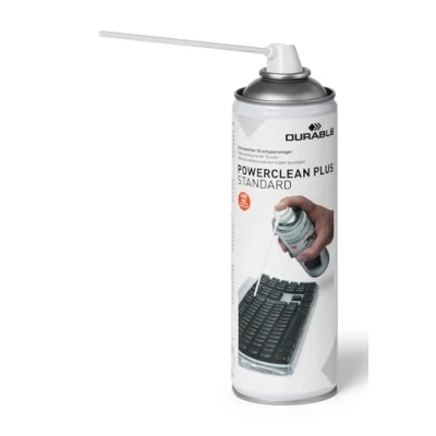 Abbildung von Durable Druckgasreiniger Powerclean Plus (Druckgasspray mit Sprühröhrchen) 400 ml, 583619