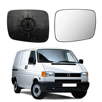 Abbildung von Spiegelglas Ersatz für VW T4 1990 2004, Außenspiegel Glas Asphärisch, Verstellbar Geeignet Keine Heizfunktion, Umkehrlinse Rückfahrglas Spiegel (Rechts)