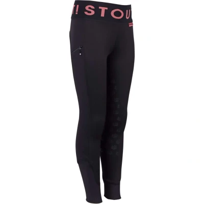 Abbildung von Harry&#039;s Horse Reitleggings STOUT! Coral Full Grip Schwarz 152