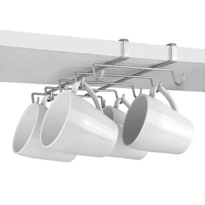 Abbildung von Metaltex My Mug Tassen/Becherhalter zum Einhängen, silber, 1 Pack