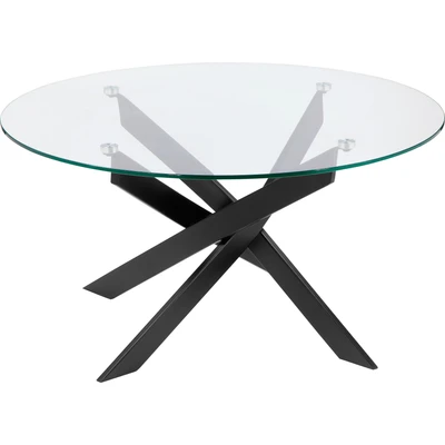 Abbildung von Leonique Couchtisch »Luzie, TOPSELLER!, OTTOs Choice« unterschiedliches Beingestell (in chrome und schwarz), Breite 80 cm