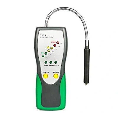 Abbildung von BELEY Automotive Motorrad Bremsflüssigkeitstester Feuchtigkeit Wasser Erkennung Bremsflüssigkeitsprüfer mit 7 LED für Fahrzeug DOT3 DOT4 DOT5 Bremsflüssigkeitsdetektor