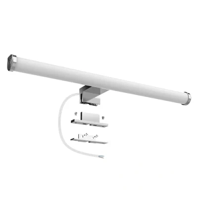 Abbildung von Aourow LED Spiegelleuchte für das Bad,Spiegellampe Badezimmer 40cm 10W 1200lm,Superhell Badlampe Spiegel Neutralweiß 4000K,IP44 Wasserdicht,Badezimmer Lampe Wand 230V,Klasse II