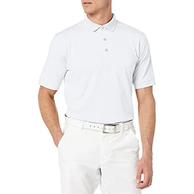 Abbildung von Callaway Opti Dri Herren Golf Poloshirt mit kurzen Ärmeln, Herren, Weiß, Medium