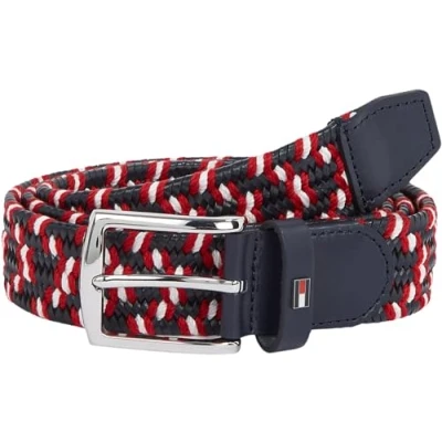 Abbildung von Tommy Hilfiger Denton Flechtgürtel, Herren, Größe: 110, Blue