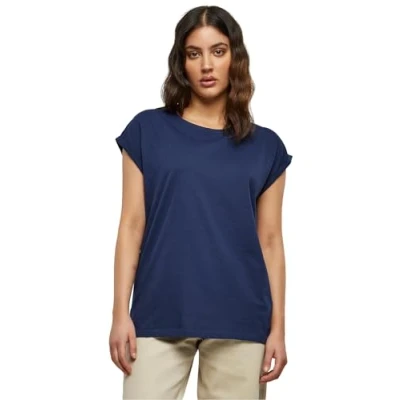 Abbildung von Urban Classics Extended Shoulder Tshirt basic, Damen, Größe: 4XL, Darkblue
