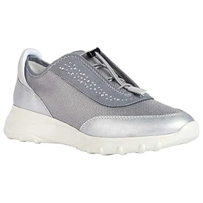 Abbildung von Geox Damen D ALLENIEE Sneaker, LT Grey/Silver, 37 EU