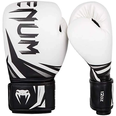 Abbildung von Venum, Challenger 3.0 Boxhandschuhe, Unisex Erwachsene, 14 Oz, Weiß/Schwarz