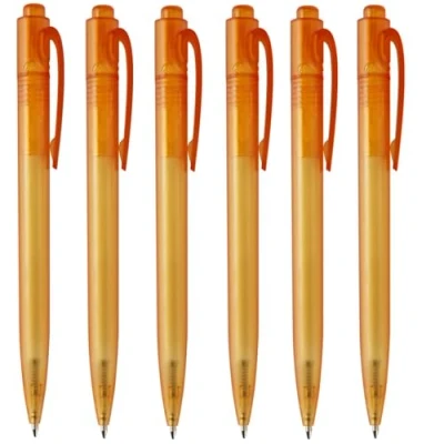 Abbildung von noTrash2003 6er Set Druckkugelschreiber Kugelschreiber aus Ozean Plastik Nachhaltig und Umweltschutz Müll Recycling Kreislaufwirtschaft (Orange)