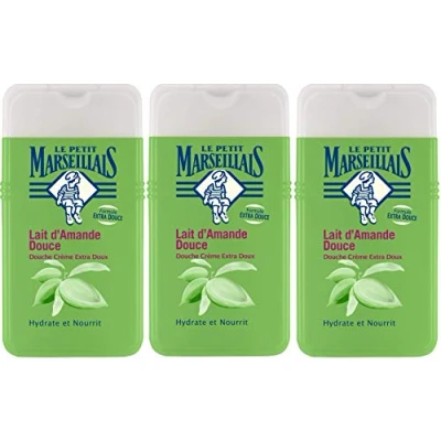 Abbildung von Le Petit Marseillais Duschgel mit Mandelmilch 3 x 250 ml aus Frankreich
