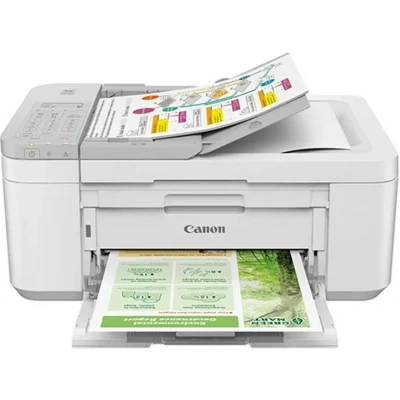 Abbildung von Canon Pixma TR4756i Multifunktionsdrucker 4in1 (Tintenstrahl, Drucken, Kopieren, Scannen, Faxen, A4, WLAN, Apple AirPrint, 20 Blatt ADF, Duplexdruck, kompatibel mit Print Plan ABO) weiß