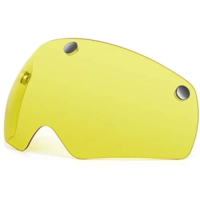 Abbildung von Victgoal Magnetische Fahrradhelmbrille Winddicht staubdicht Visier (Gelb)