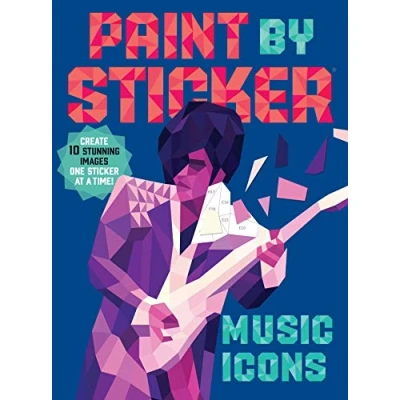 Abbildung von Paint by Sticker: Music Icons: Re create 10 Classic Photographs One Sticker at a Time!