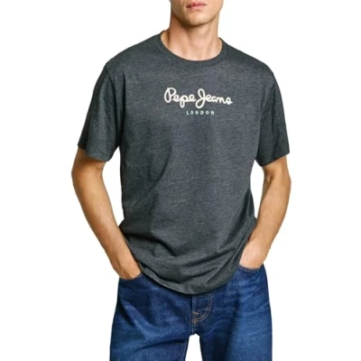 Abbildung von Pepe Jeans EGGO Tshirt print, Herren, Größe: Small, Graphite grey