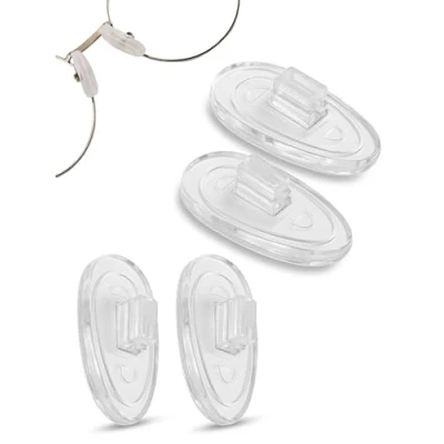 Abbildung von Brillen Nasenpads Eindrücken Silikon Tropfenform Packung mit 2 Paaren 13mm von Sports World Vision