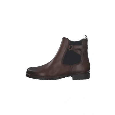 Abbildung von Gabor Chelseaboots, Blockabsatz, Stiefelette, Businessmode mit Stretcheinsatz