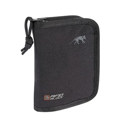 Abbildung von Tasmanian Tiger Geldbeutel TT Wallet RFID B TÜV geprüfte Brieftasche Ausleseschutz Geldbörse NFC Auslesesicher Portemonnaie Kreditkarten Tasche, Black