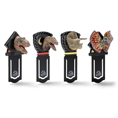 Abbildung von THE NOBLE COLLECTION Jurassic Park Dinosaurier Lesezeichen Set