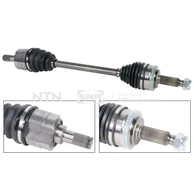 Abbildung von SNR DK84.003 Antriebswelle Vorderachse links 674 mit Gummilager HYUNDAI: i30 I Hatchback