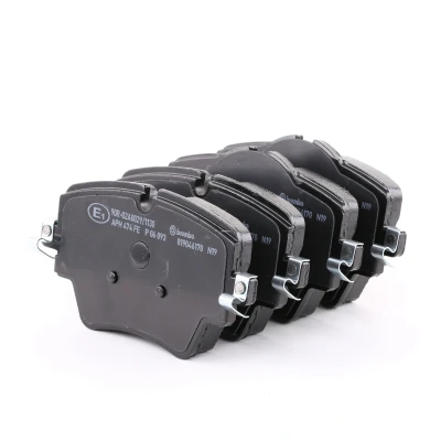 Abbildung von BREMBO P 06 093 Bremsbelagsatz für Verschleißwarnanzeiger vorbereitet mit Bremssattelschrauben ohne Zubehör BMW: 2 Active Tourer, X4, X2 kfzteile,