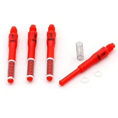Abbildung von CUESOUL TERO AK7 Red Dart Vorbauten Dartschäfte Eingebauter Federteleskop, 4er Set D (CS + 3)