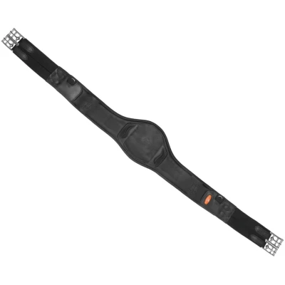 Abbildung von Schockemöhle Sattelgurt Portland Schwarz/Silber 140cm