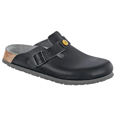 Abbildung von BIRKENSTOCK Herren Clogs Boston ESD Schwarz normales Fußbett 40